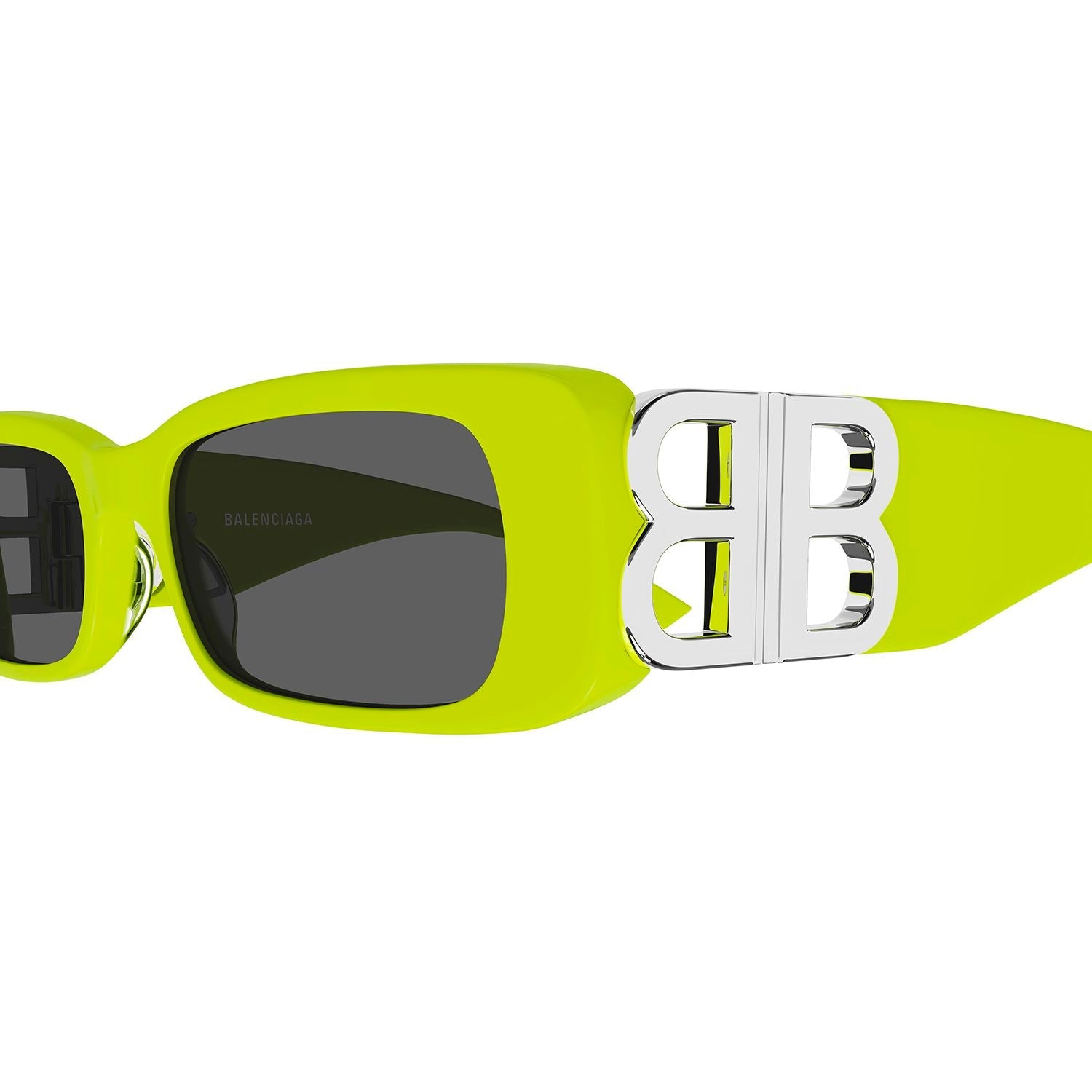 BB0096S Yellow acetate Sunglasses - Shiny Solid Fluo Yellow