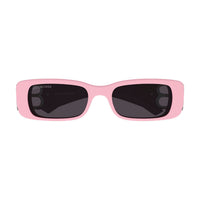 BB0096S Pink recycled acetate Sunglasses - Shiny Solid Pink