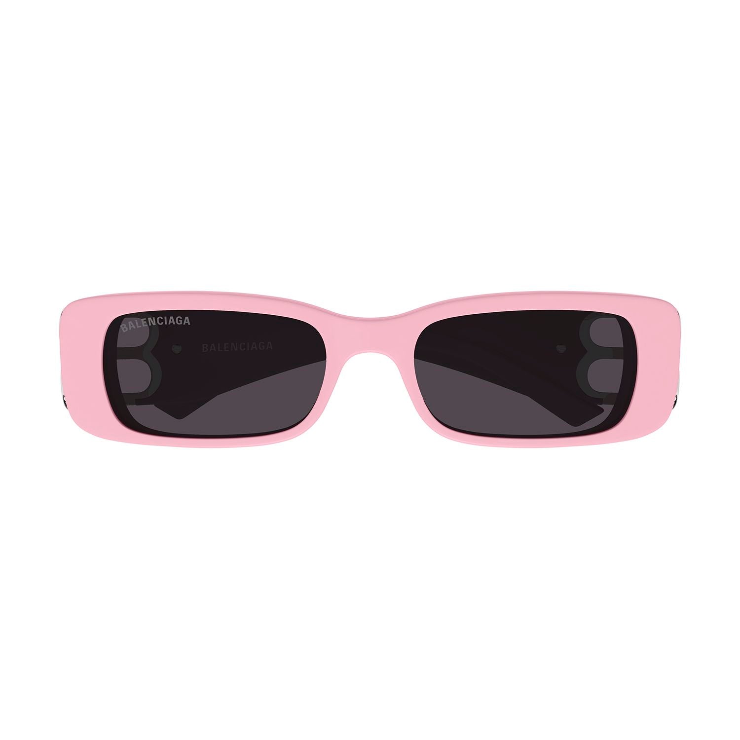 BB0096S Pink recycled acetate Sunglasses - Shiny Solid Pink