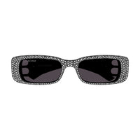 BB0096S Black recycled acetate & crystal strass Sunglasses - Shiny Black