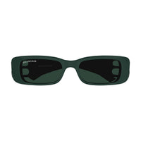 BB0096S Green recycled acetate Sunglasses - Shiny Dark Green