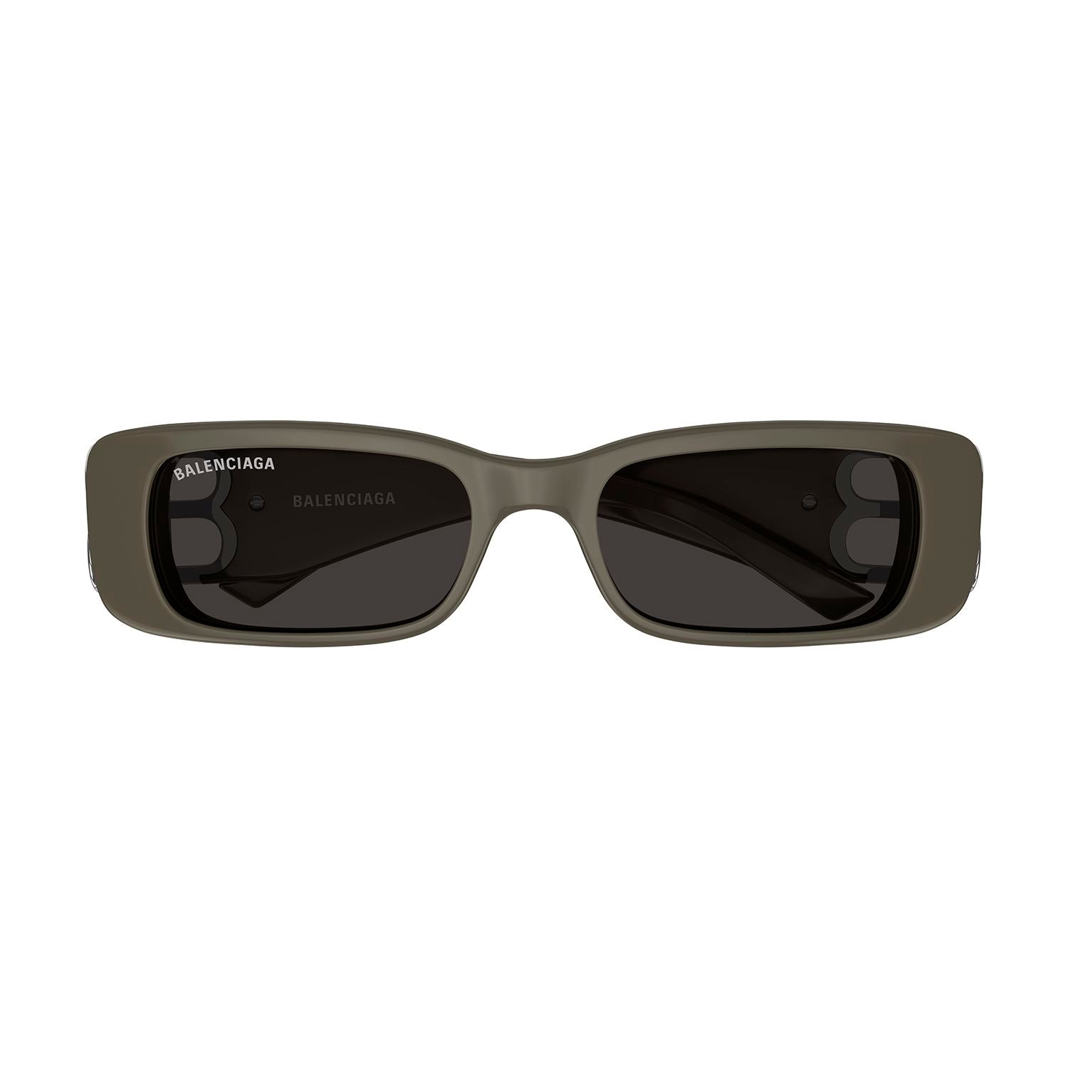 BB0096S Brown recycled acetate Sunglasses - Shiny Solid Taupe