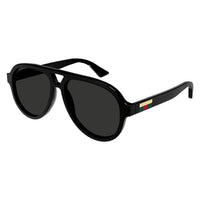 GG0767S Black injection Sunglasses - Shiny Black