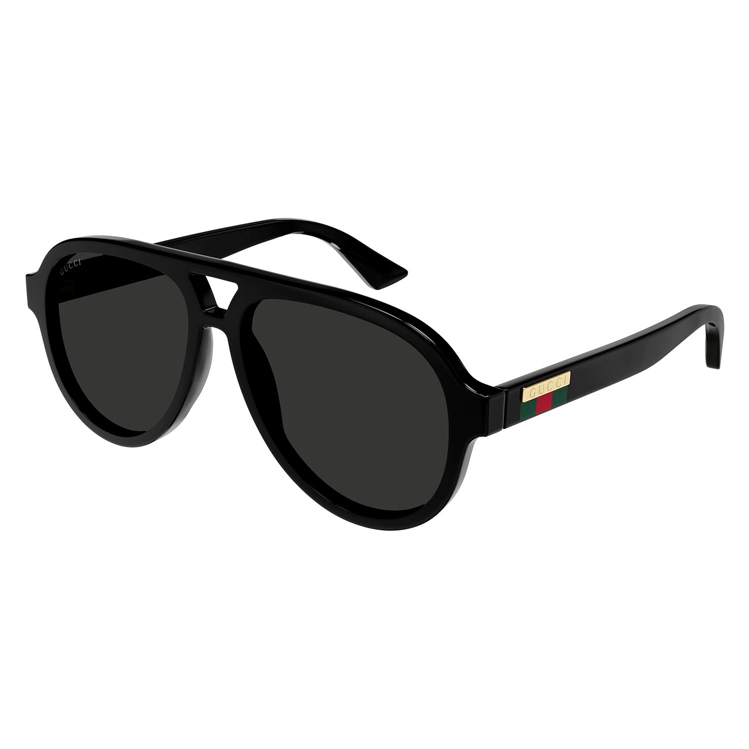 GG0767S Black injection Sunglasses - Shiny Black