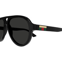 GG0767S Black injection Sunglasses - Shiny Black