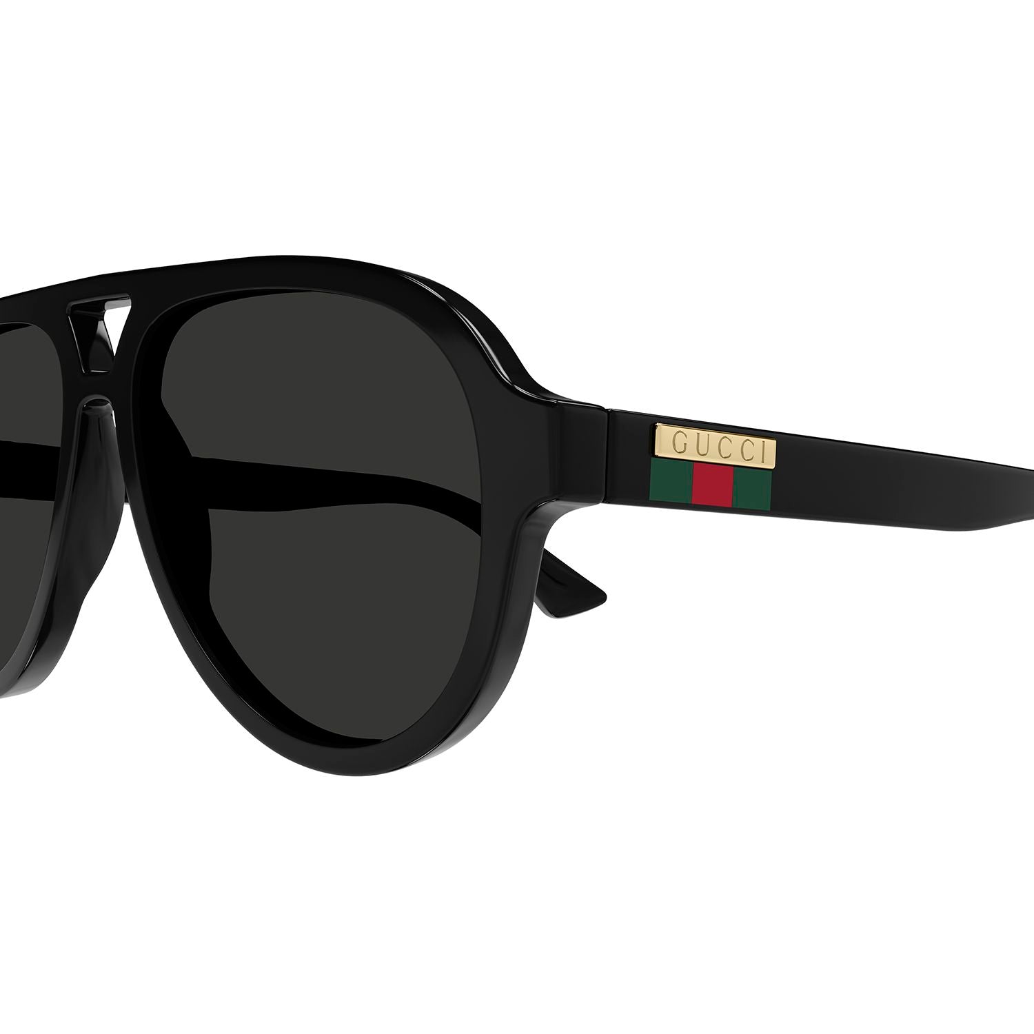 GG0767S Black injection Sunglasses - Shiny Black