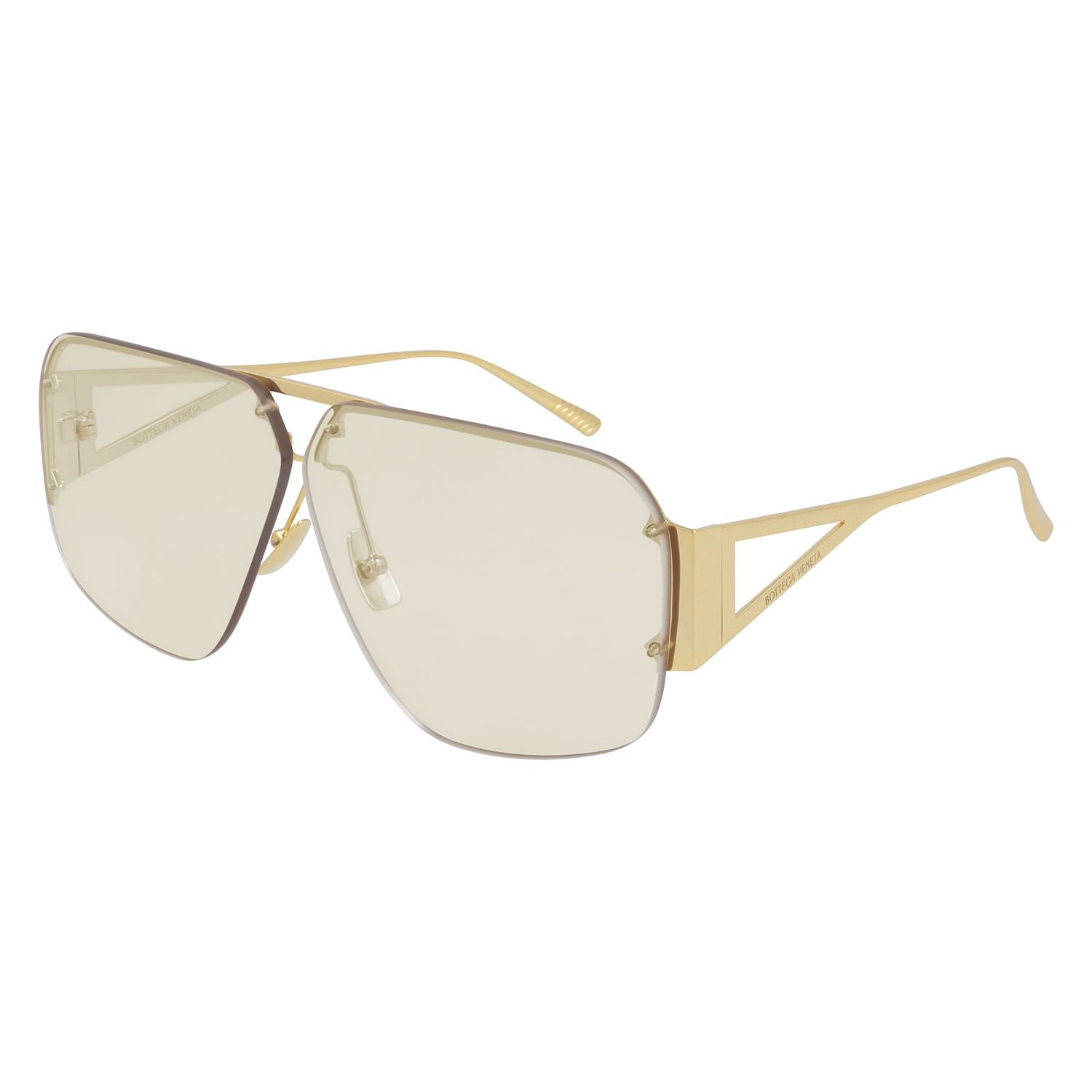 BV1065S Gold metal Sunglasses - Shiny Gold