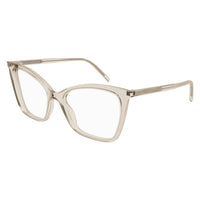 SL 386 Beige recycled acetate Optical Frames - Shiny Transparent Cream