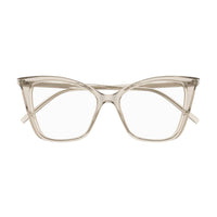 SL 386 Beige recycled acetate Optical Frames - Shiny Transparent Cream