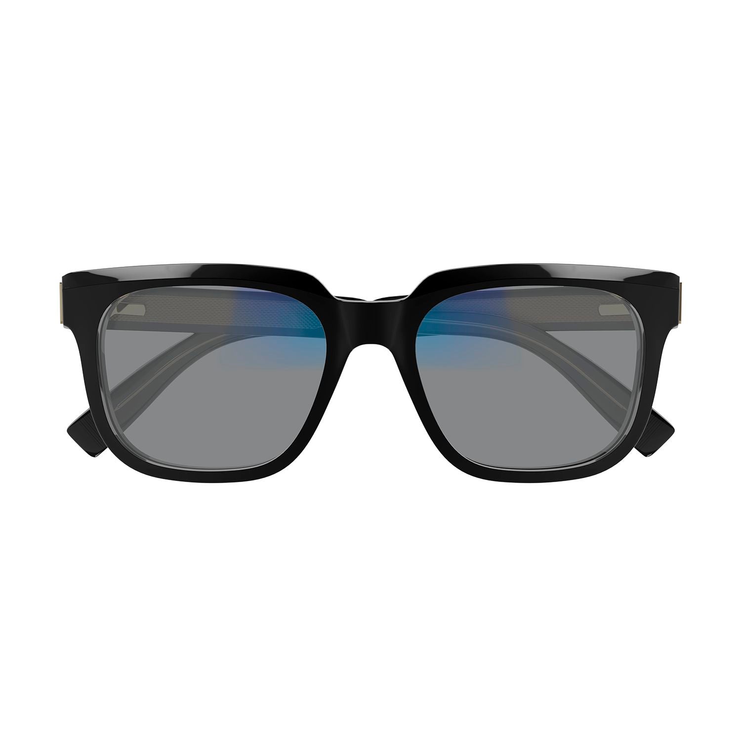 DU0002S Black recycled acetate Sunglasses - Shiny Solid Black