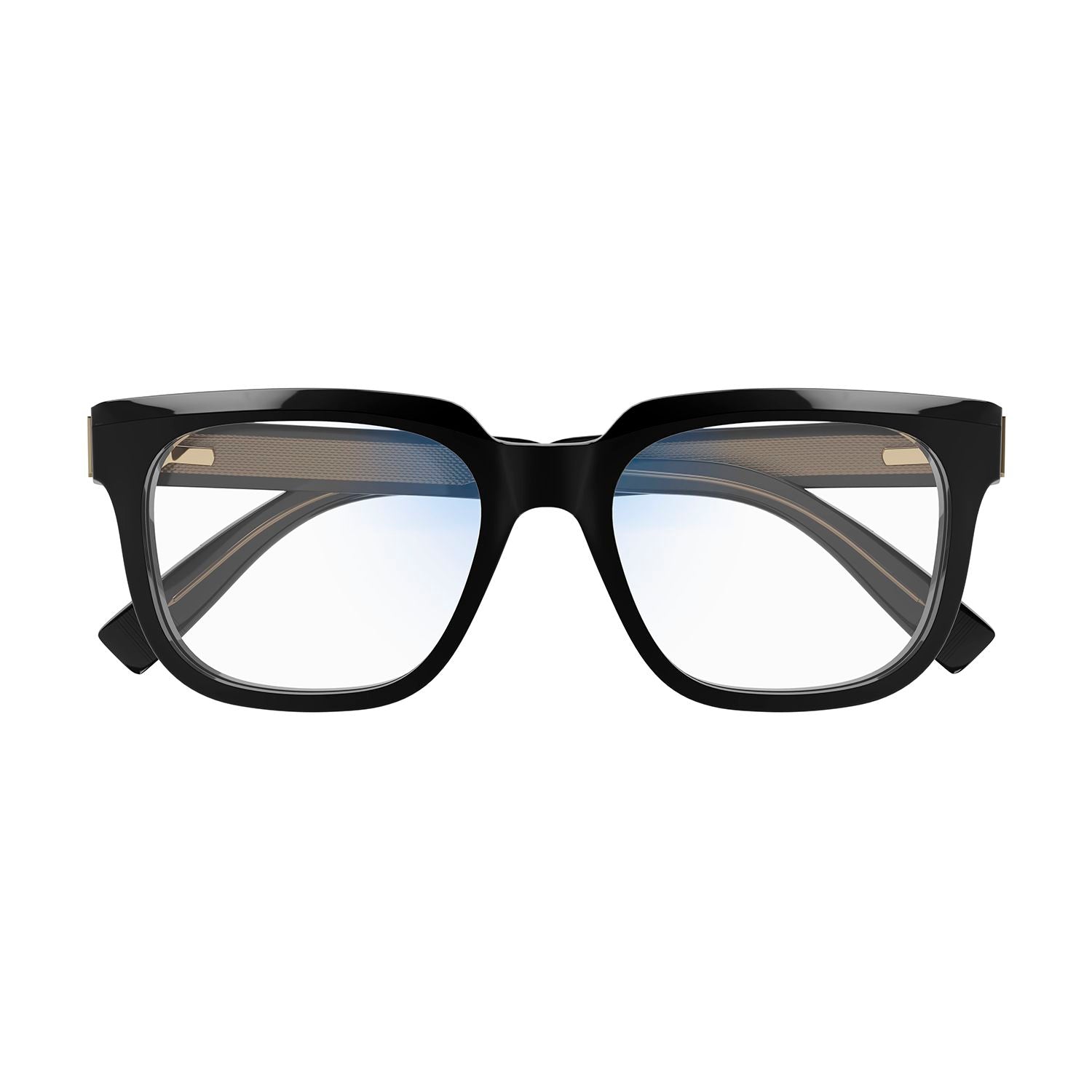 DU0002S Black recycled acetate Sunglasses - Shiny Solid Black