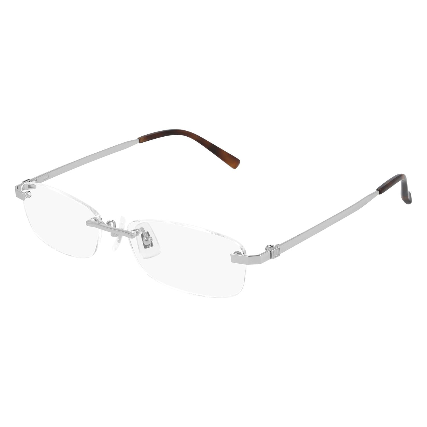 DU0017OJ Silver titanium Optical Frames - Shiny Silver