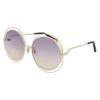 CH0045S Gold metal Sunglasses - Shiny Light Gold