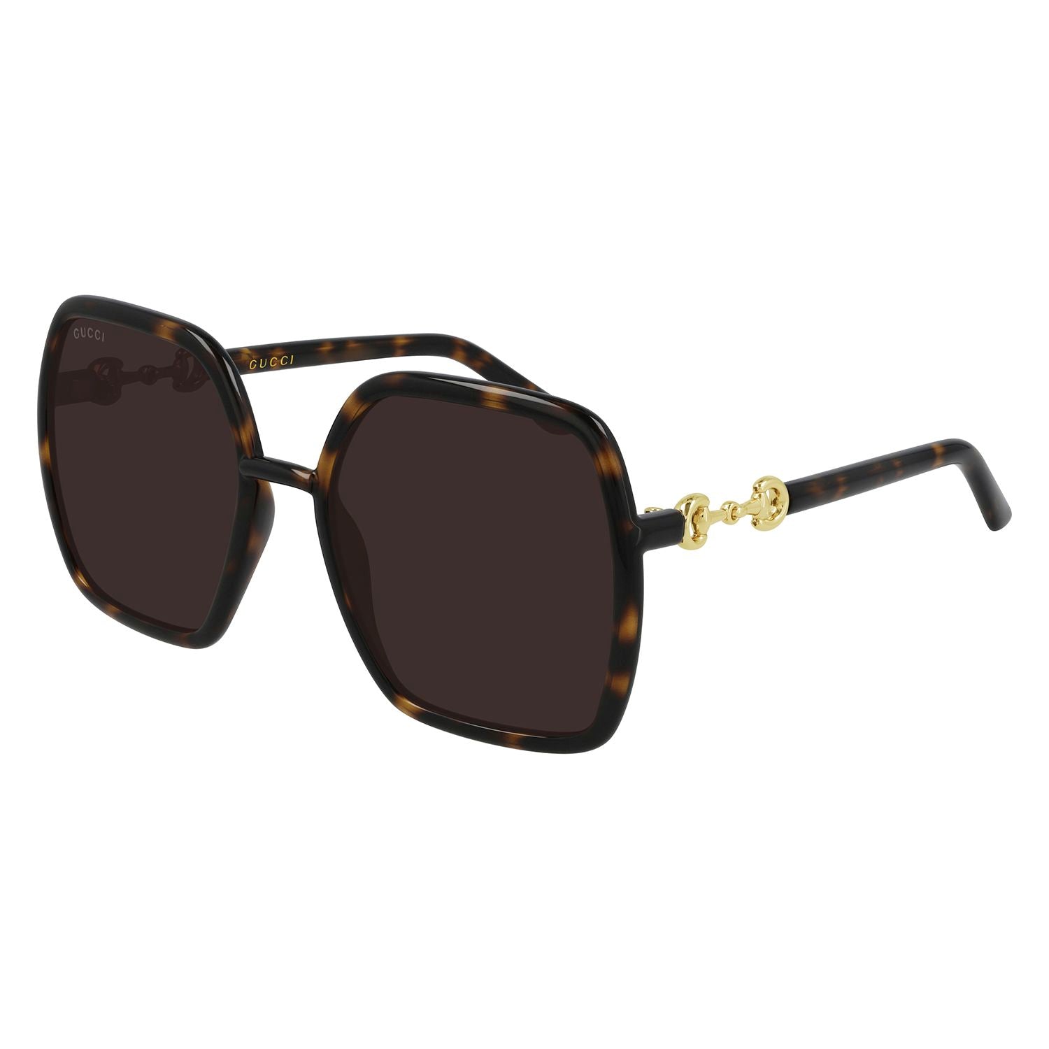 GG0890S Havana injection Sunglasses - Shiny Dark Havana