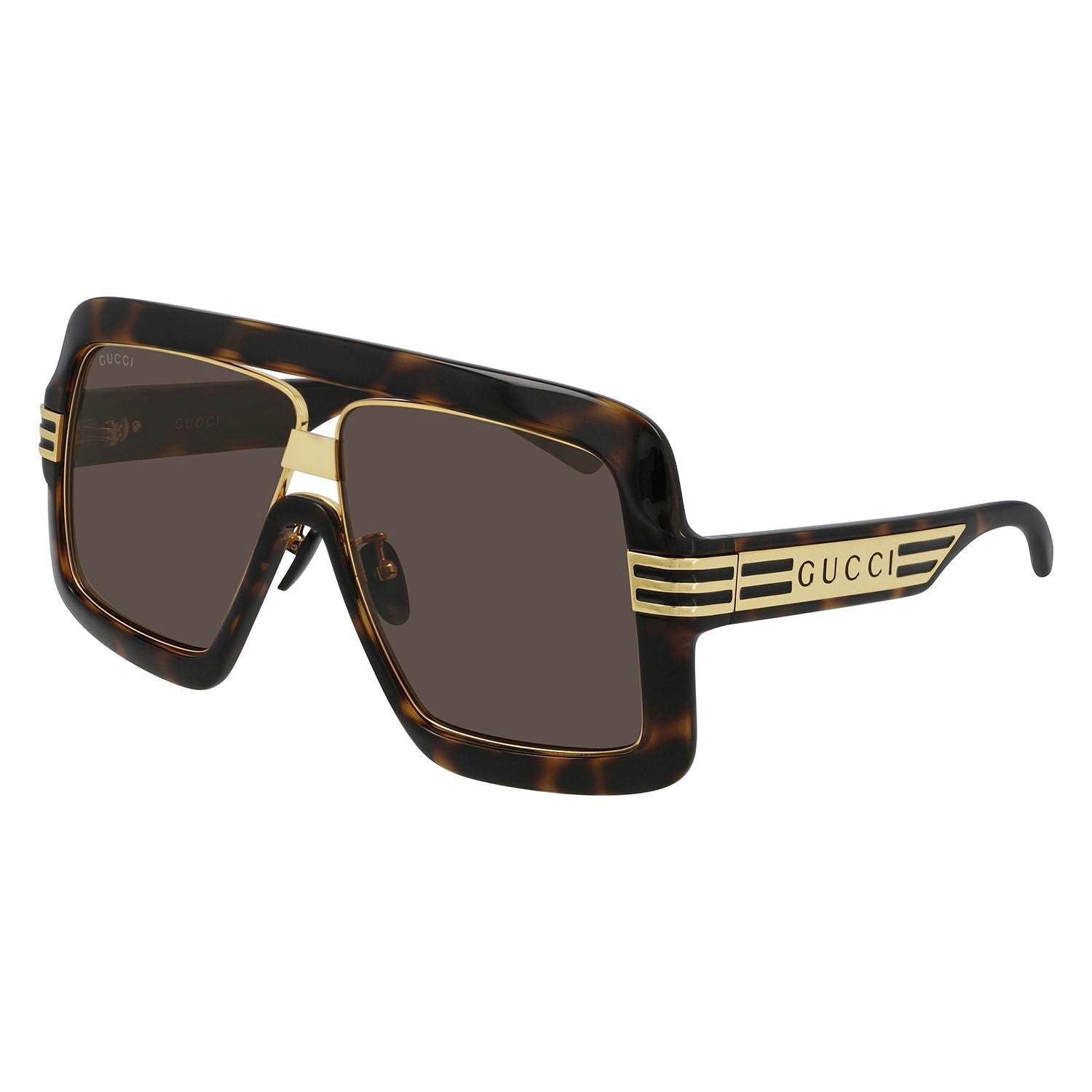 GG0900S Havana injection Sunglasses - Shiny Dark Havana