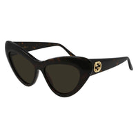GG0895S Havana acetate Sunglasses - Shiny Dark Havana