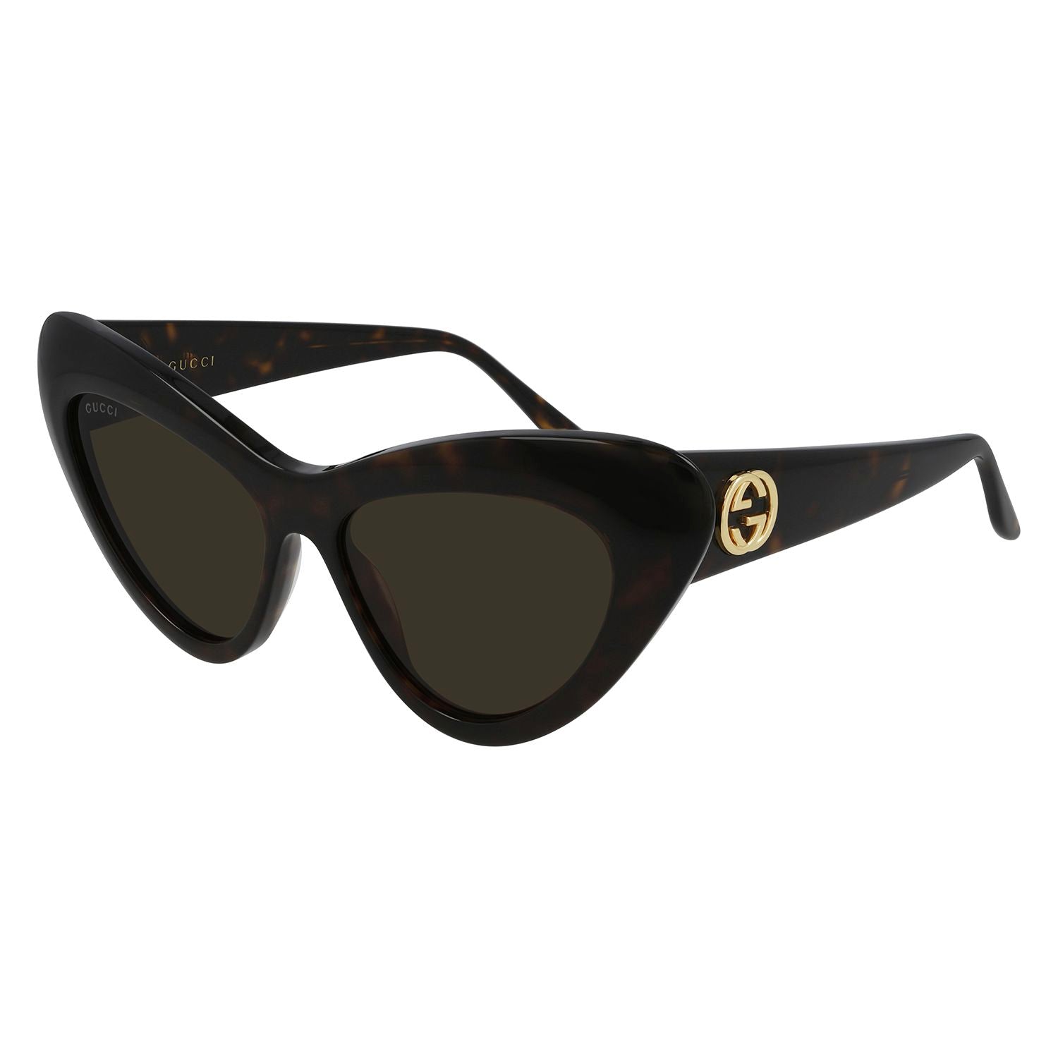 GG0895S Havana acetate Sunglasses - Shiny Dark Havana