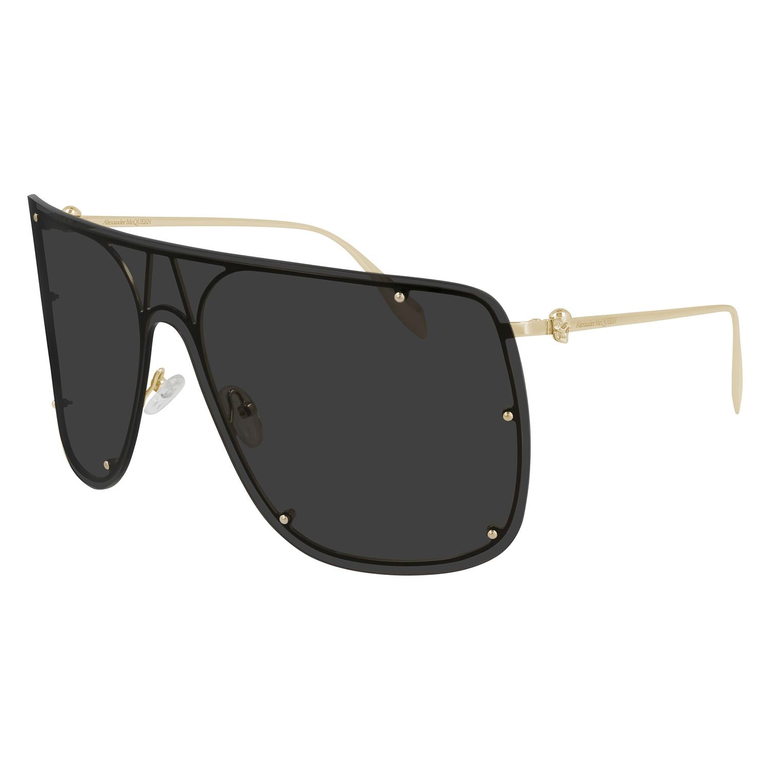 AM0313S Gold metal Sunglasses - Shiny Light Gold