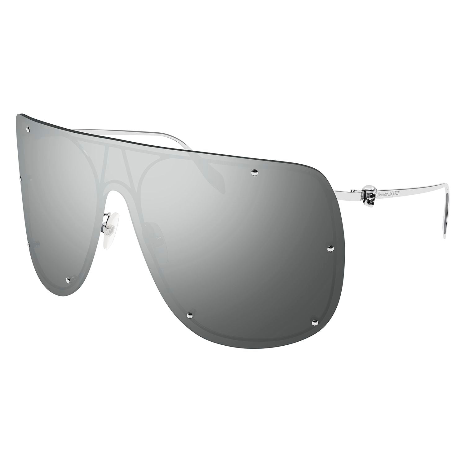 AM0313S Silver metal Sunglasses - Shiny Silver