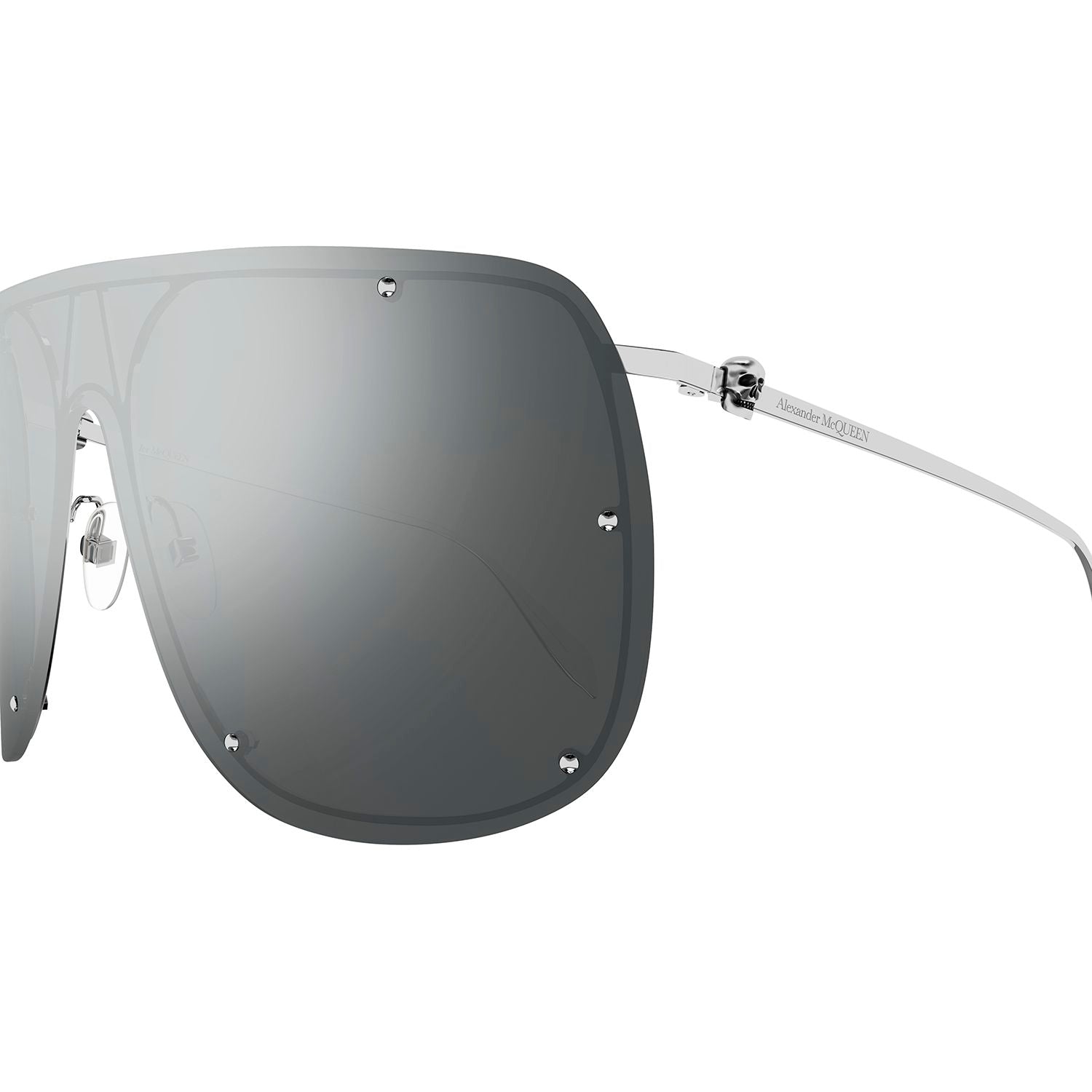 AM0313S Silver metal Sunglasses - Shiny Silver