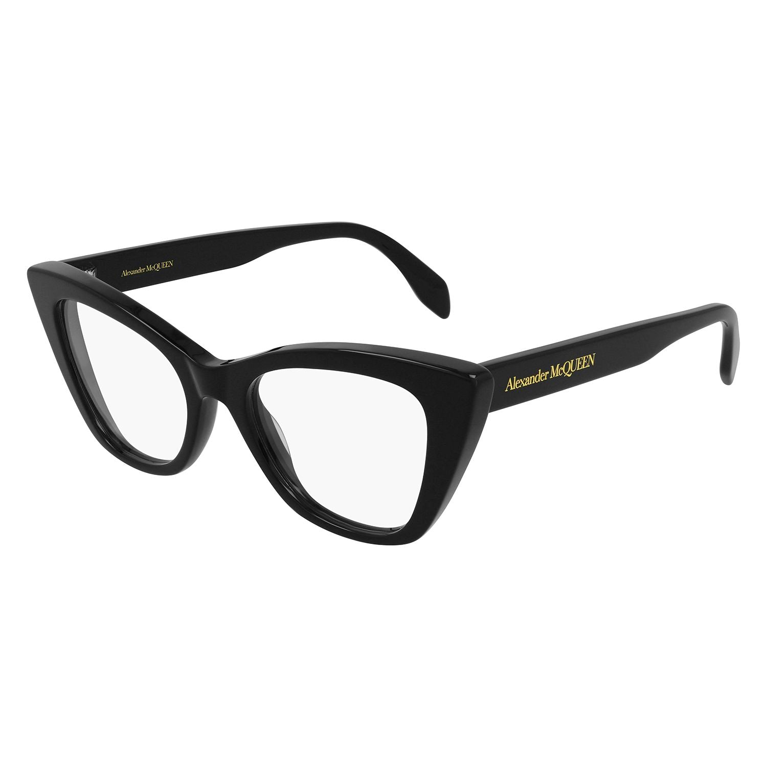 AM0305O Black acetate Optical Frames - Shiny Black