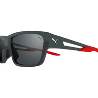 PU0327S Grey injection Sunglasses - Castleblock Gray & Shiny