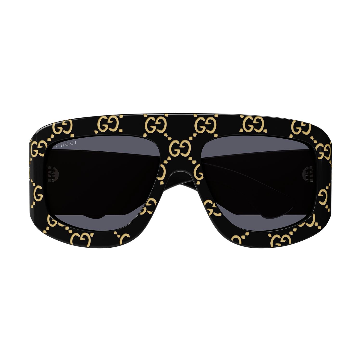 GG0983S Black recycled acetate Sunglasses - Shiny Solid Black