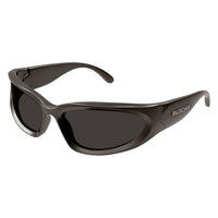 BB0157S Grey bio injection Sunglasses - Shiny Solid Metallic & Warm Grey