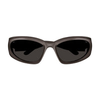 BB0157S Grey bio injection Sunglasses - Shiny Solid Metallic & Warm Grey