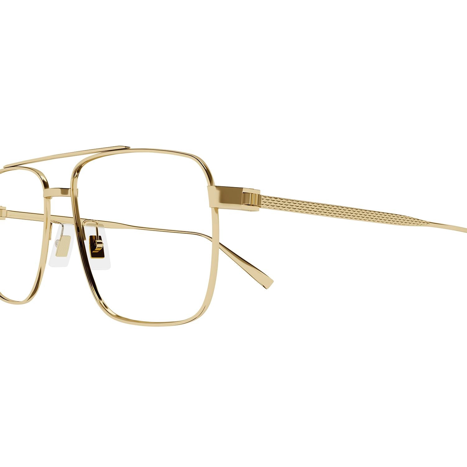 DU0024O Gold titanium Optical Frames - Shiny Light Gold
