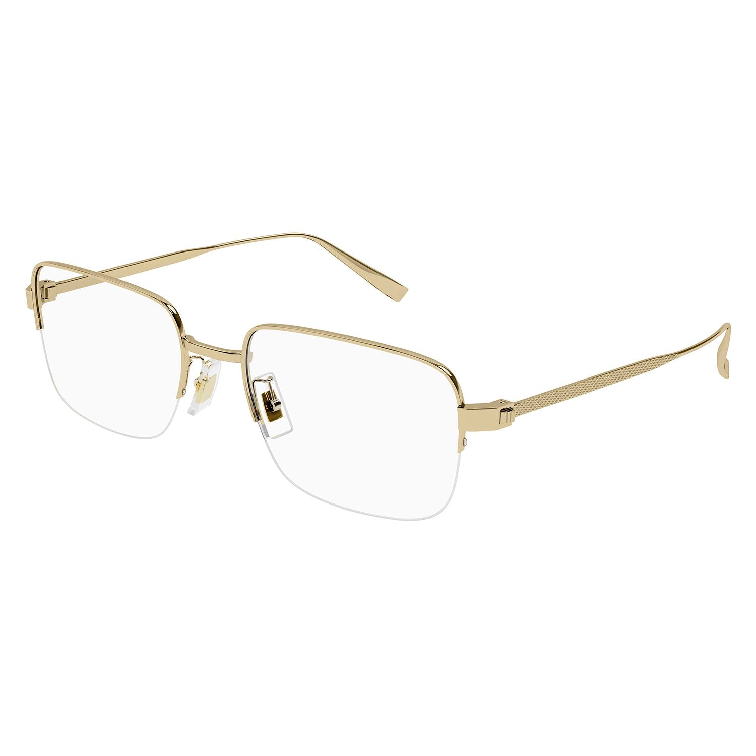 DU0025O Gold titanium Optical Frames - Shiny Light Gold