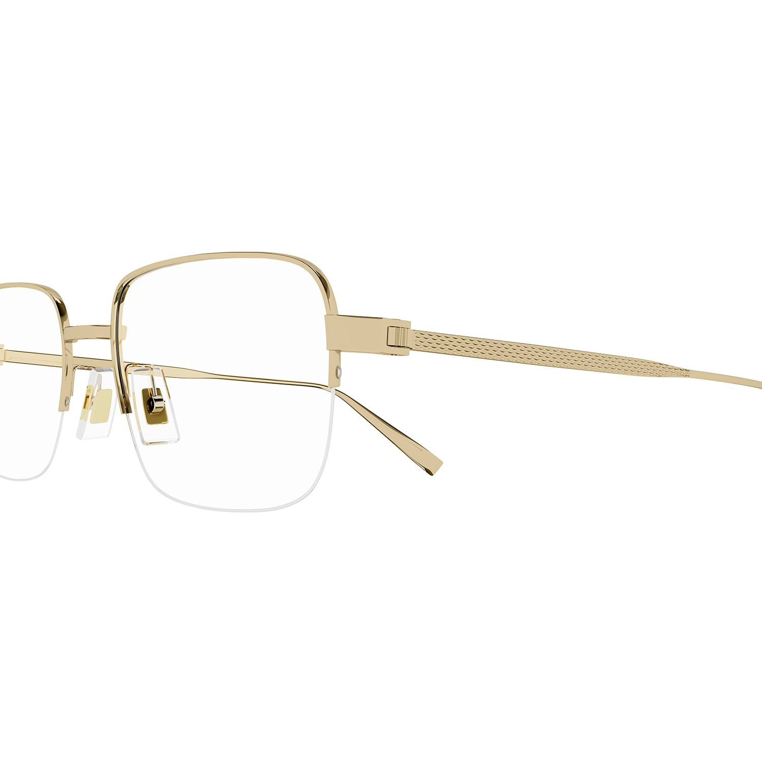 DU0025O Gold titanium Optical Frames - Shiny Light Gold
