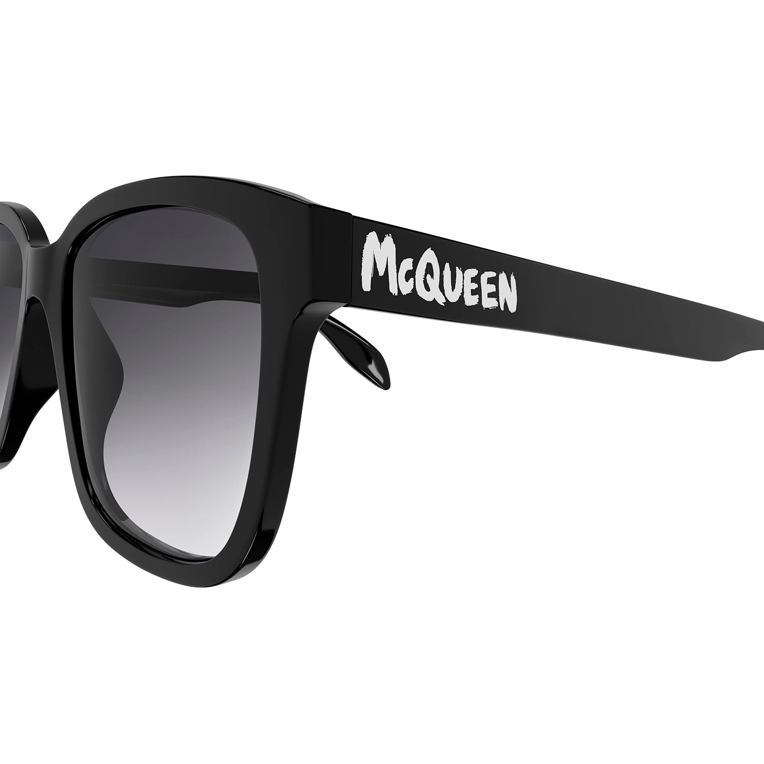 AM0331SK Black recycled acetate Sunglasses - Shiny Solid Black