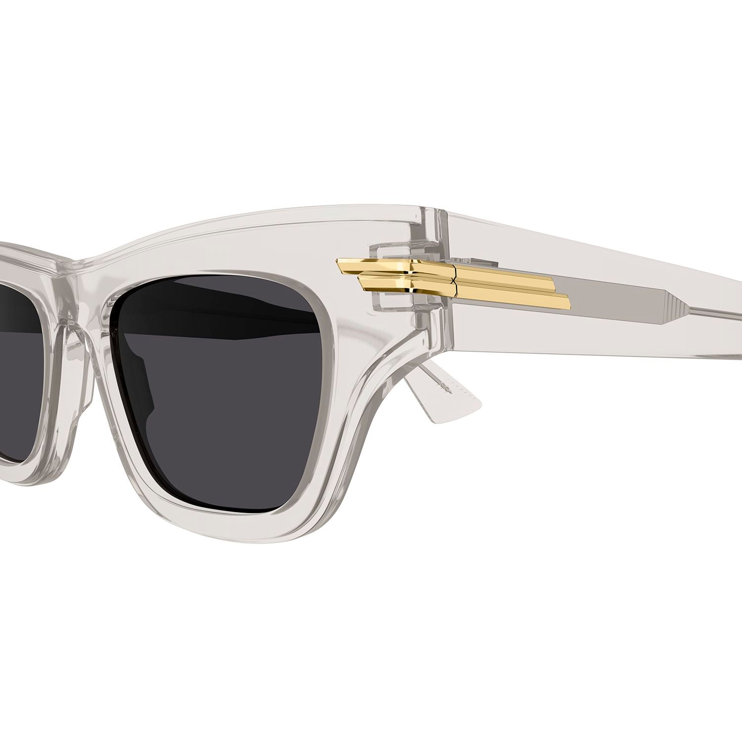 BV1122S Beige acetate Sunglasses - Transparent Beige