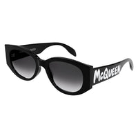 AM0330S Black recycled acetate Sunglasses - Shiny Solid Black