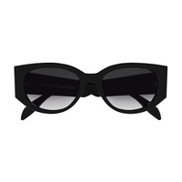 AM0330S Black recycled acetate Sunglasses - Shiny Solid Black