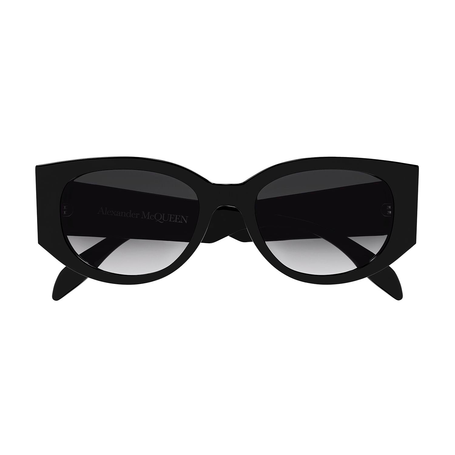 AM0330S Black recycled acetate Sunglasses - Shiny Solid Black