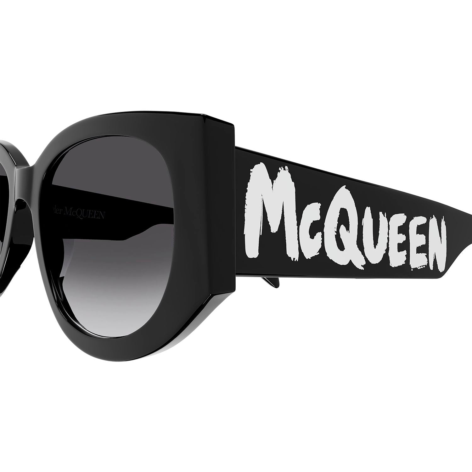 AM0330S Black recycled acetate Sunglasses - Shiny Solid Black