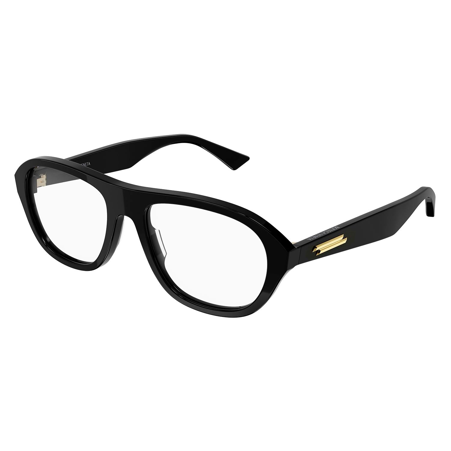 BV1131O Black acetate Optical Frames - Shiny Black
