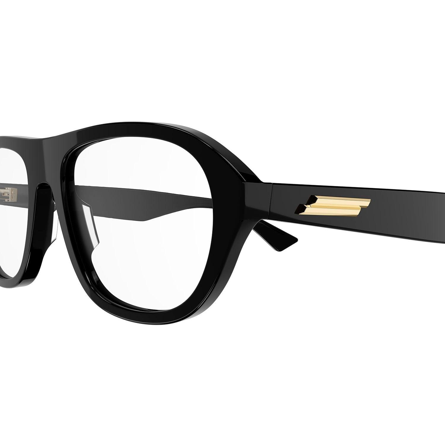 BV1131O Black acetate Optical Frames - Shiny Black
