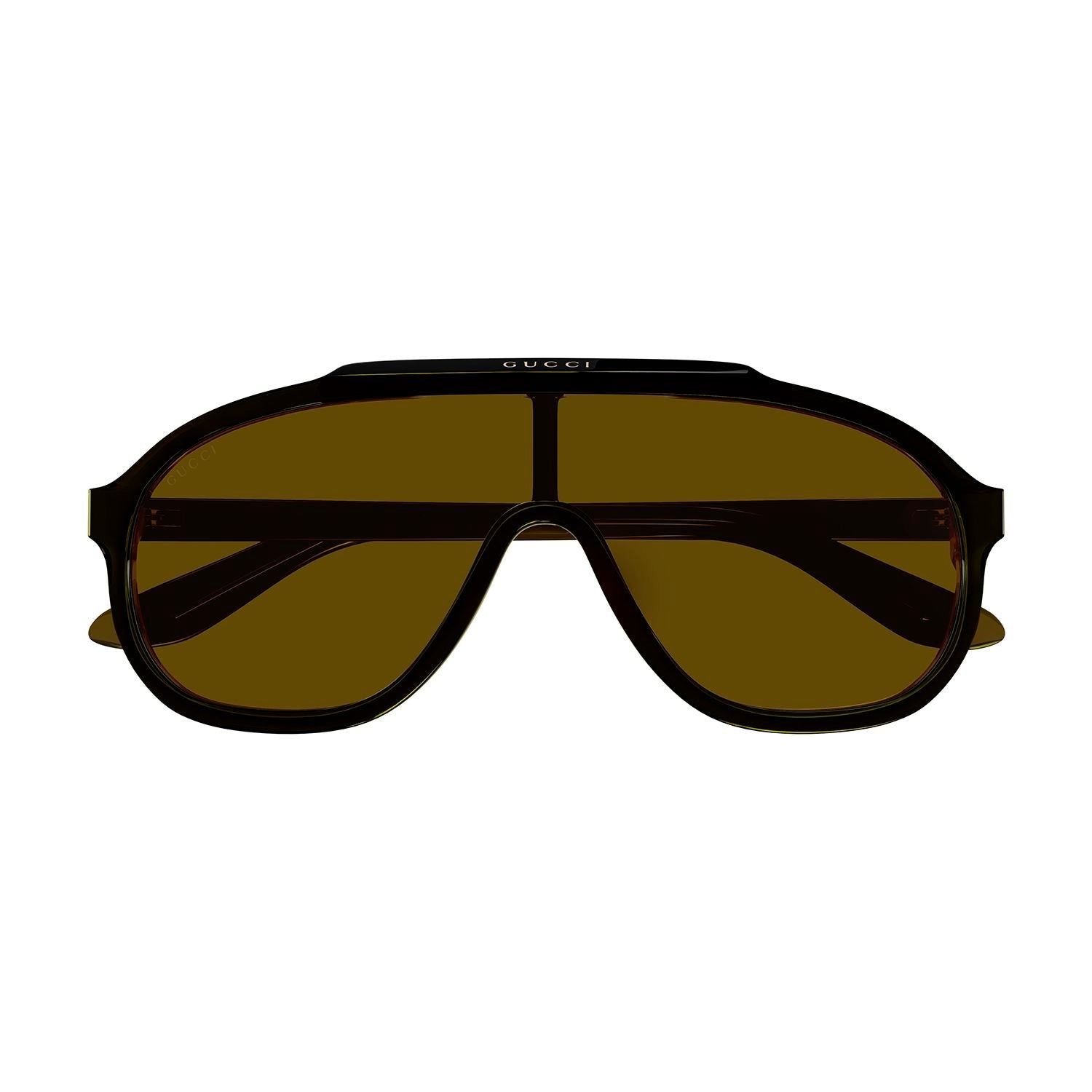 GG1038S Black acetate Sunglasses - Shiny Transparent Amber
