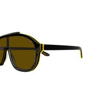 GG1038S Black acetate Sunglasses - Shiny Transparent Amber
