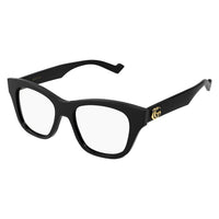 GG0999O Black recycled acetate Optical Frames - Shiny Solid Black