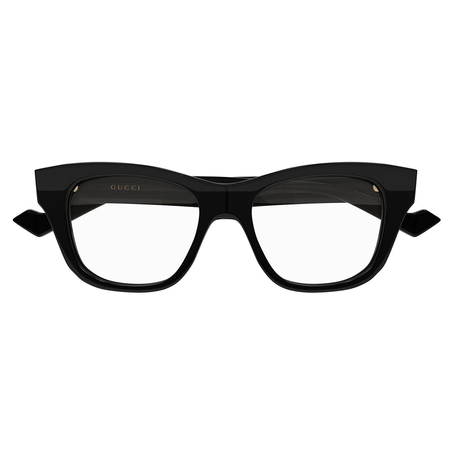 GG0999O Black recycled acetate Optical Frames - Shiny Solid Black