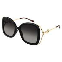 GG1021S Black injection Sunglasses - Shiny Black