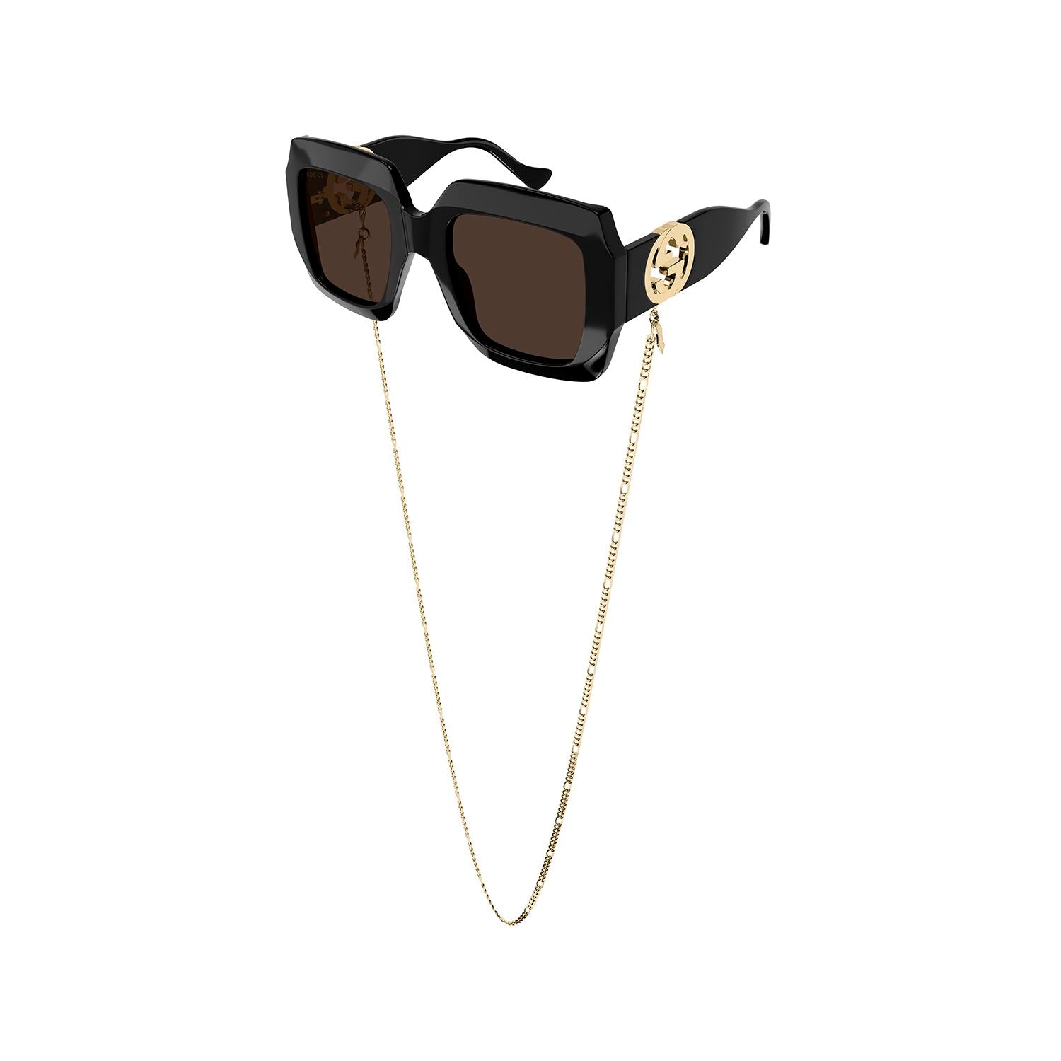 GG1022S Black injection Sunglasses - Shiny Black