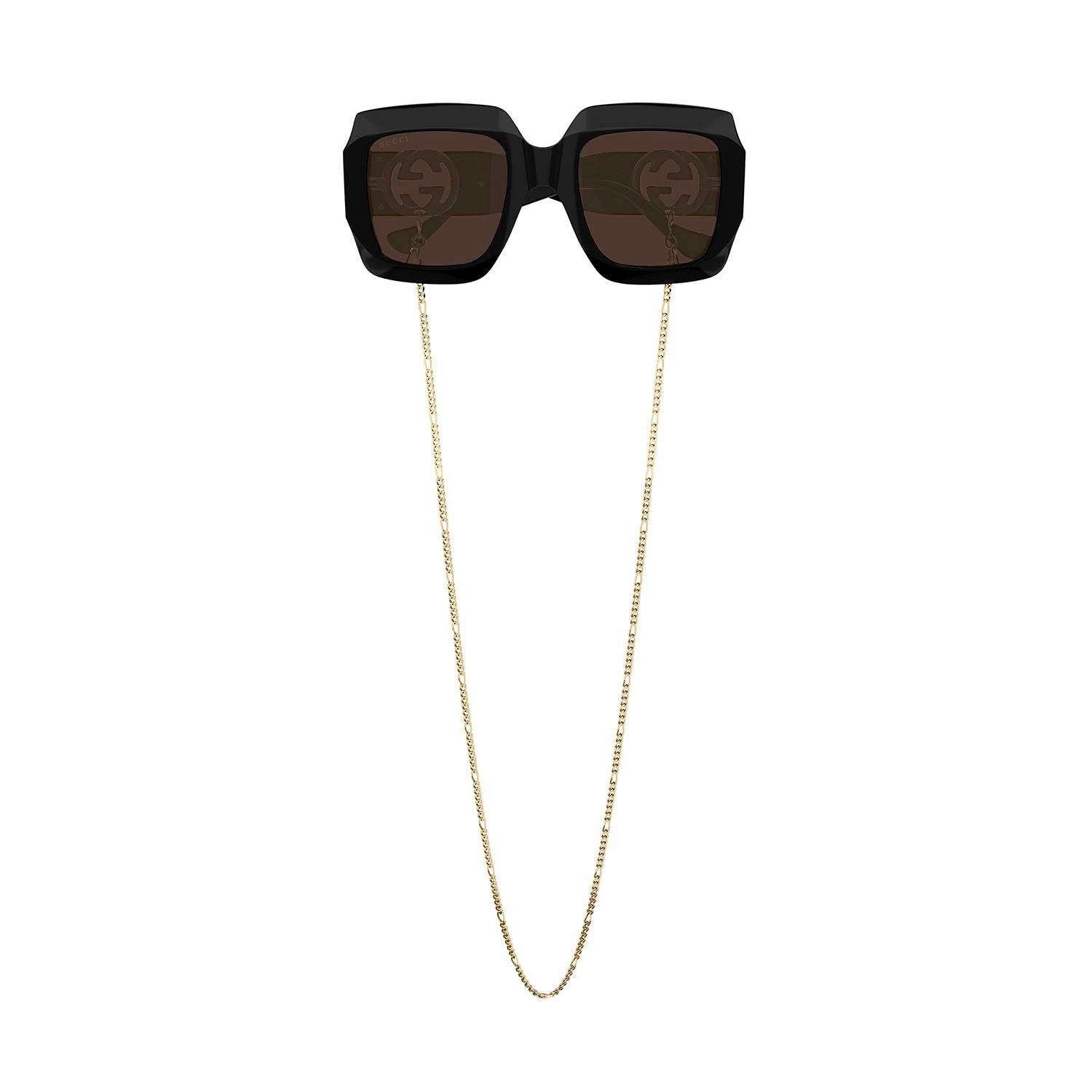 GG1022S Black injection Sunglasses - Shiny Black