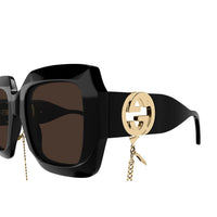 GG1022S Black injection Sunglasses - Shiny Black