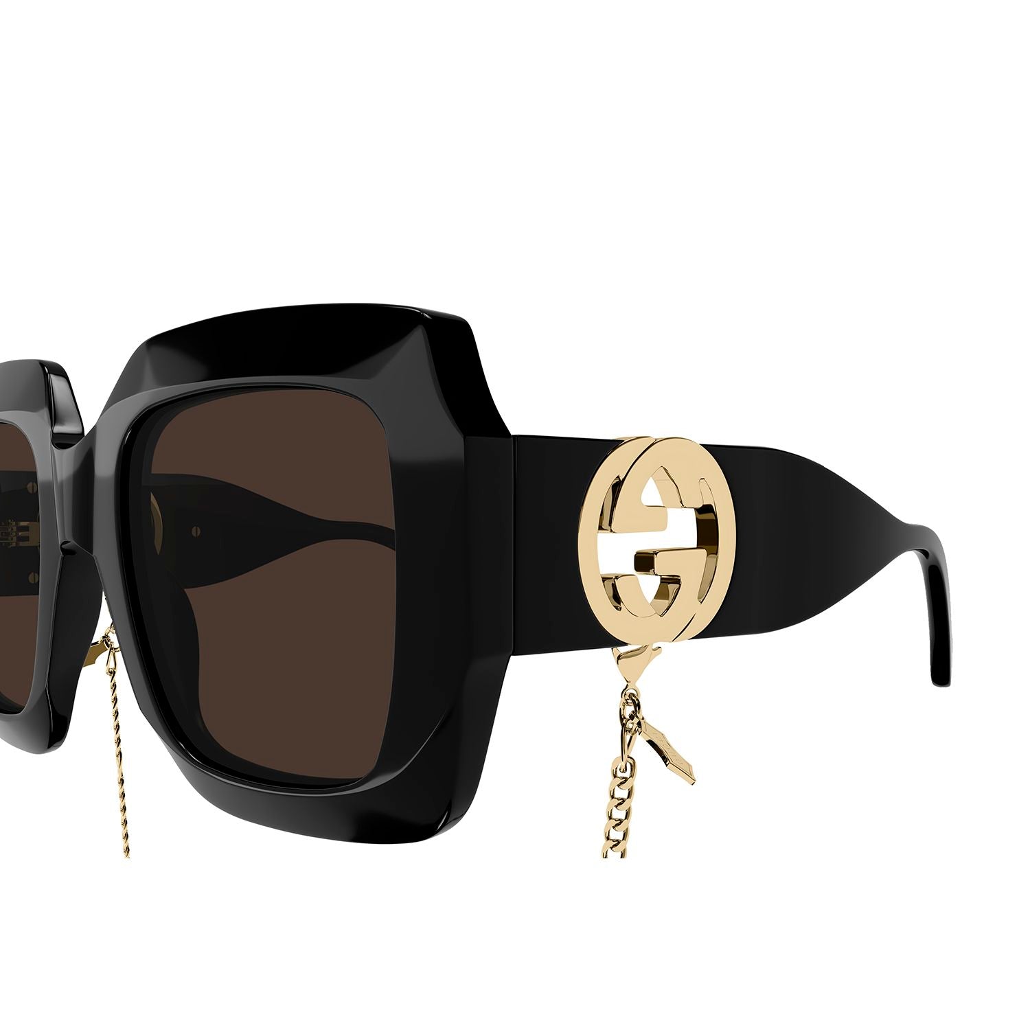 GG1022S Black injection Sunglasses - Shiny Black