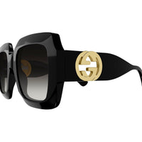GG1022S Black injection Sunglasses - Shiny Black